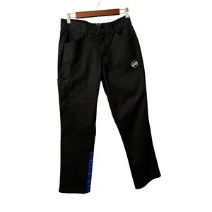 Pepsi Mens Black Work Pants 30x32 With Blue Side Trim